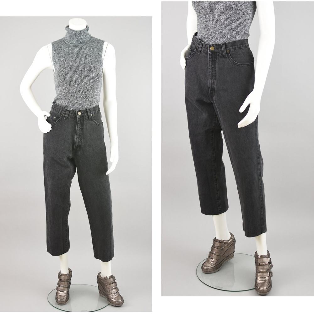 Vintage Faded Black Guess Jeans Women's 34x25